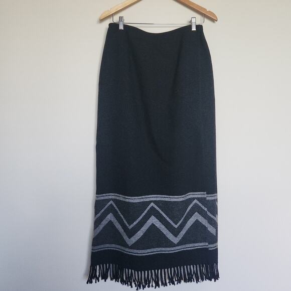Jones New York Dresses & Skirts - Vintage Jones New York Wool Wrap Maxi Skirt